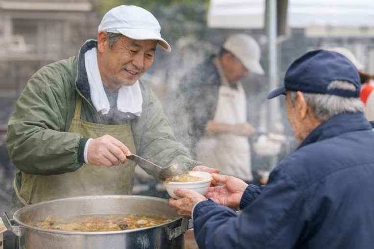 食事提供の様子2
